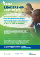EREBB Leadership Certificate Information Leaflet front page preview
              