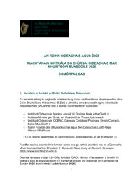 Final Irish Bachelor Of Education (Primary Teaching) (CAO) Entry Requirements 2026