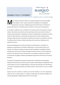 MIE Erasmus Policy Statement 2026