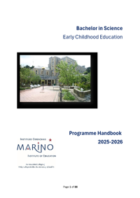 Bachelor in Science (Early Childhood Education)